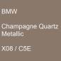 Preview: BMW, Champagne Quartz Metallic, X08 / C5E.